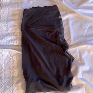 Lululemon Black granite (dark gray) leggings